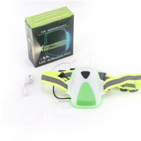 Outdoor Sports Lights USB Charging Detachable Reflective Vest