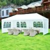 10'x20' Canopy Tent Heavy Duty Wedding Party Tent 4 Sidewalls W/Carry Bag