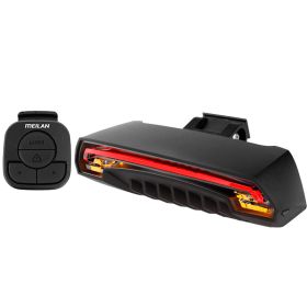 Remote laser safety light turn signal