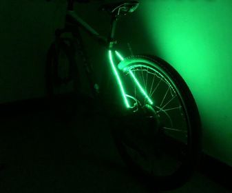 Bicycle Warning Rack Decoration Taillight (Color: GReen)