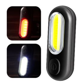 Bicycle Night Riding Lights Flashing Usb At Night (Option: Red white-USB)