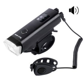 Bicycle headlight sensor light (Color: Black)