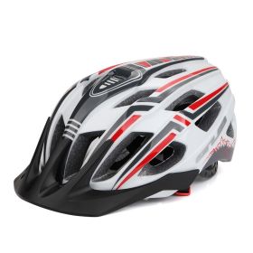 Mountain bike hat cycling equipment (Color: White)