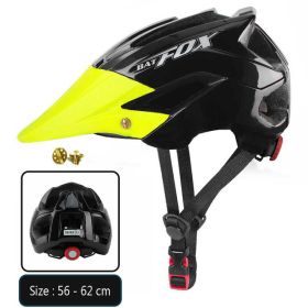 MTB bicycle helmet (Option: Black Yellow)