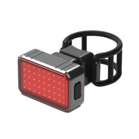 Machfally USB charging smart sensor brake bicycle riding tail light mountain bike COB warning light (Option: Normal version)