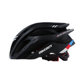 One-Piece Bicycle Helmet Men's And Women's Equipment Accessories (Option: Black-52-62cm)