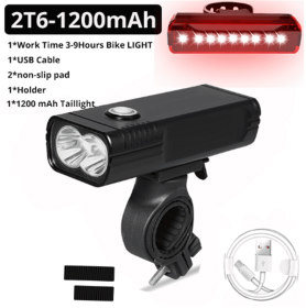 20000Lm Bicycle Light USB Rechargeable Waterproof Bike Light (Option: B)