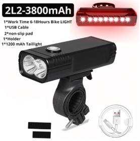 20000Lm Bicycle Light USB Rechargeable Waterproof Bike Light (Option: D)