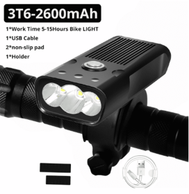 20000Lm Bicycle Light USB Rechargeable Waterproof Bike Light (Option: E)