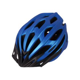 One-piece Mountain Bike Safety Helmet (Color: Blue)