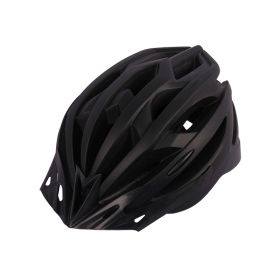 One-piece Mountain Bike Safety Helmet (Color: Black)