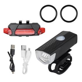 Bicycle Led Waterproof 2255 Front Light Warning Tail Light (Option: A)