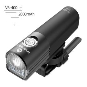 Bicycle Light Front Light Night Riding Rechargeable Glare Flashlight Mountain Road Bike Riding Equipment (Option: V6400)