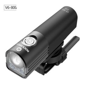 Bicycle Light Front Light Night Riding Rechargeable Glare Flashlight Mountain Road Bike Riding Equipment (Option: V6800)