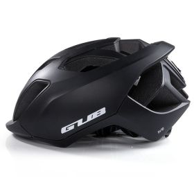 Bicycle Helmet Male Mountain Bike With Tail Light (Option: Black-One size)