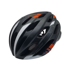 Bicycle helmet with taillight warning light glowing insect screen (Option: Red white black)