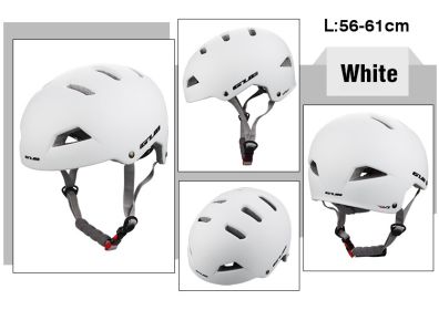 Outdoor safety helmet for cycling (Option: White-L)