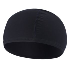 Bike liner cap outdoor motorcycle headgear (Option: Black-One size)