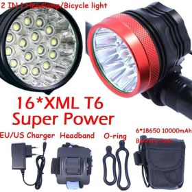 Bicycle headlight (Option: Red-UK)