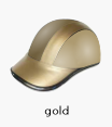 Motorcycle adult helmet (Option: Gold-Front logo)