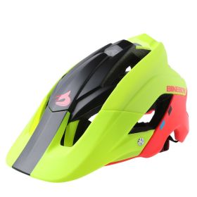 Mountain bike helmet (Option: Black red yellow)