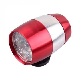 Aluminum Alloy Bicycle Front Light Tail Light (Color: Red)