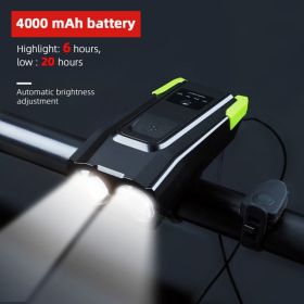 Bicycle lights (Option: Green-4000mah)