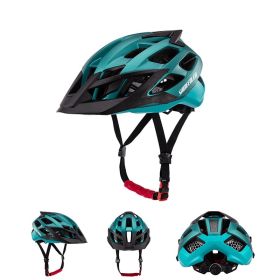 Outdoor Mountain Bike Sports Cycling Helmet (Option: Lake blue)