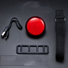 USB Rechargeable Bicycle Turn Signal Wireless Remote Control Mountain Bike Taillight (Option: A)