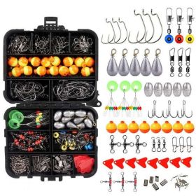 264 pieces of accessories for sea fishing (Color: Yellow)