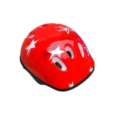 Child Fall Protection Helmet Skating Bicycle (Color: Red)