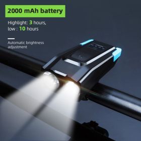 Bicycle lights (Option: Blue-2000mAH)