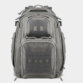 Outdoor Travel Mountain Climbing And Camping 45L Camouflage Tactical Backpack (Color: Light grey)