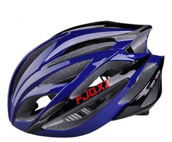 Bicycle Helmet Male Mountain Bike Road Wheel Sliding Balance Bike Breathable Riding Equipment (Option: Blue-One size)