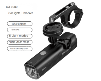 Bicycle light headlights night riding glare flashlight USB charging (Option: D31000-1000lumens bright headlights)