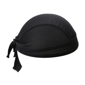 Outdoor Riding Sunscreen Sports Turban Headgear (Option: Black-One size)